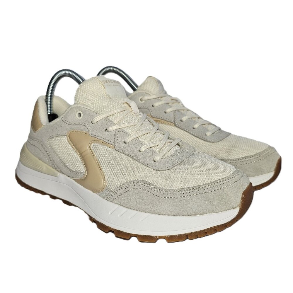 Skechers Street Fury Wmns Sz 8 Girl On The Move 177725 Off White Sneaker Shoes